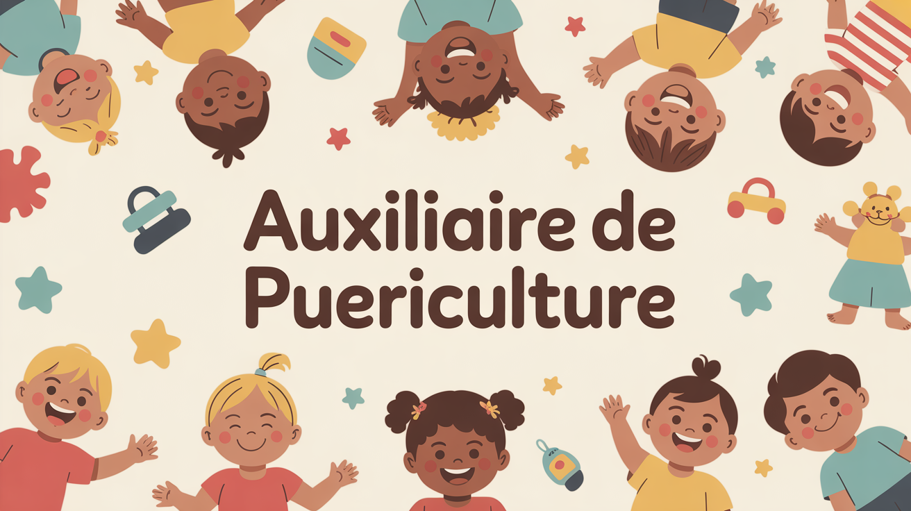 pourquoi devenir auxiliaire de puériculture illustration crèche