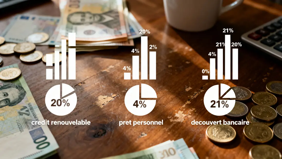 taux credit renouvelable comparatif cout