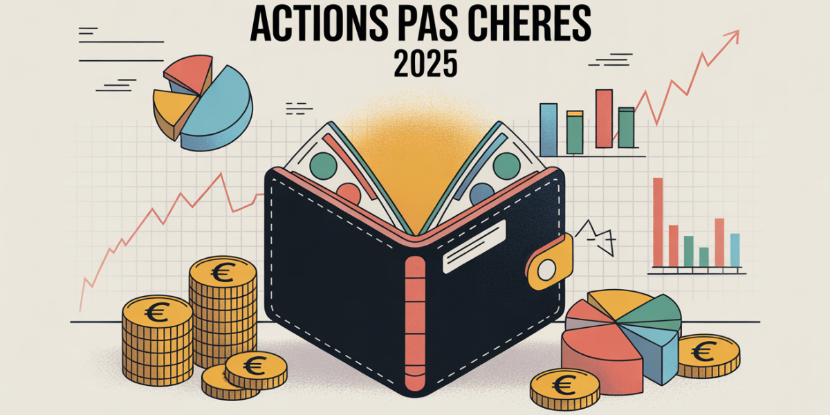 Portefeuille avec graphiques et actions pas cheres 2025