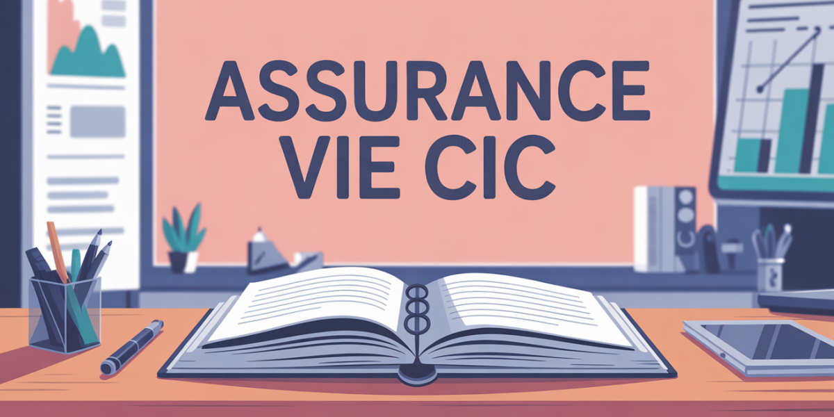 illustration dossier assurance vie cic avec pieces et graphique de rendement