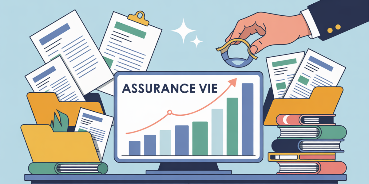 image contrat assurance vie fortuneo vie graphique financier
