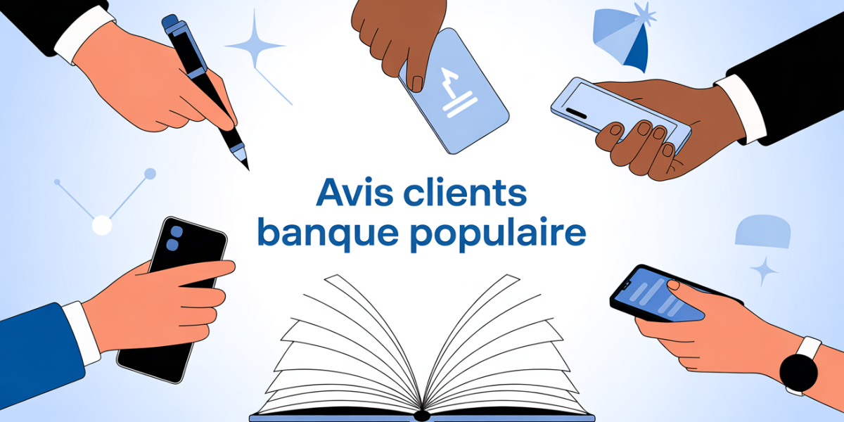 Avis clients Banque Populaire graphique personnes comparant