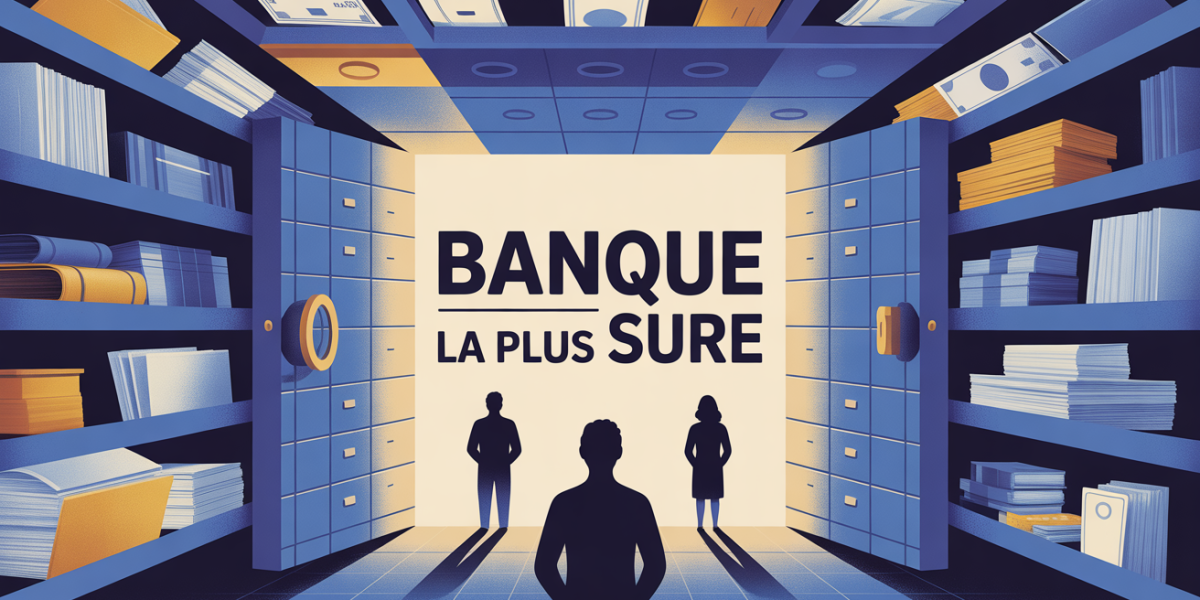illustration banque la plus sure coffre-fort garantie fgdr
