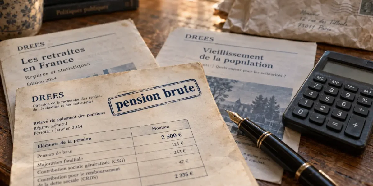 Combien de retraités gagnant plus de 2500 euros par mois ? chiffres des pensions DREES