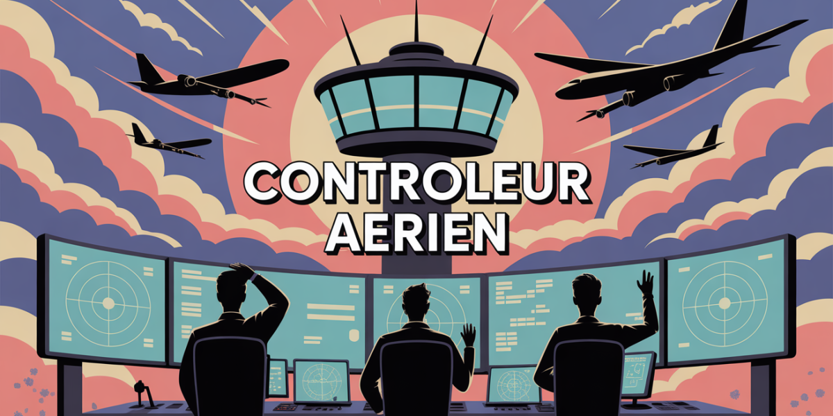 comment devenir controleur aerien image tour de controle stylisee