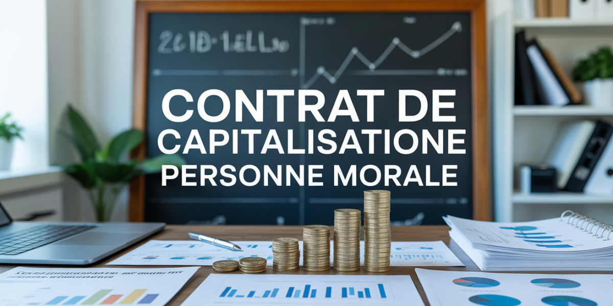 Image contrat de capitalisation personne morale, bureau, pieces or, graphique, documents financiers
