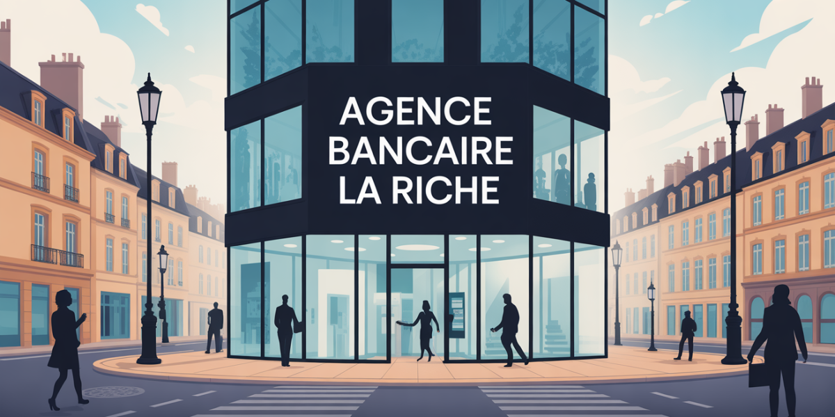 credit agricole la riche facade agence quartier
