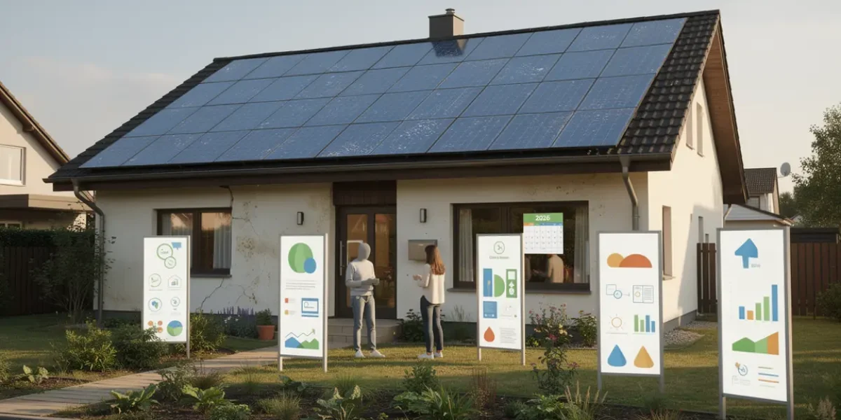 Maison panneaux solaires aides primes crédit d’impôt 2026