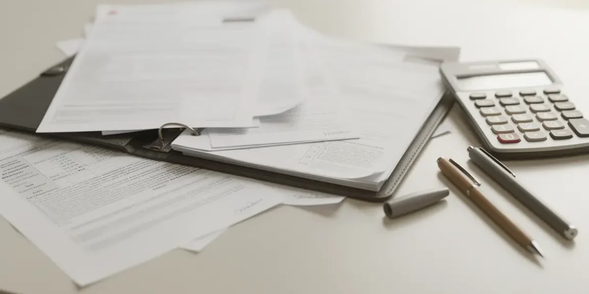 dossier fiscal credit impot declaration sur table