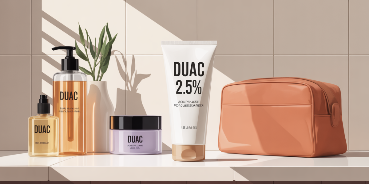 Duac 2.5 tube gel trousse toilette