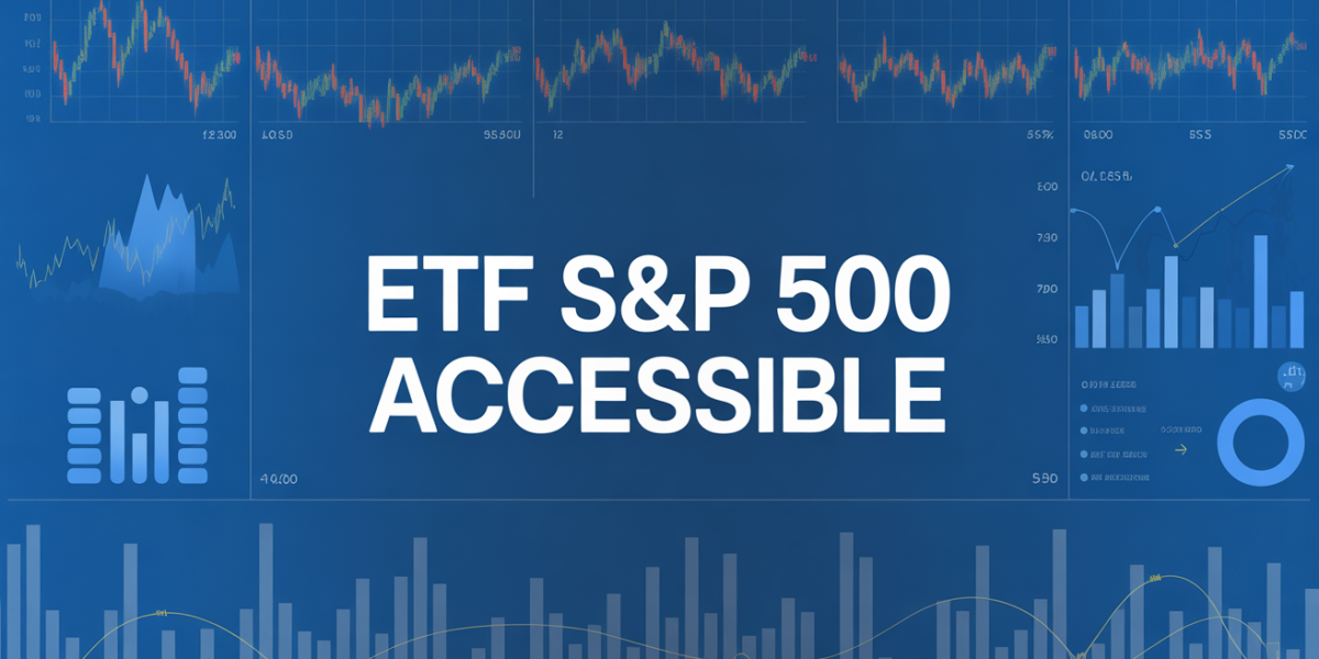 Infographie ETF S&P 500 Accessible avec graphiques et feuille de calcul