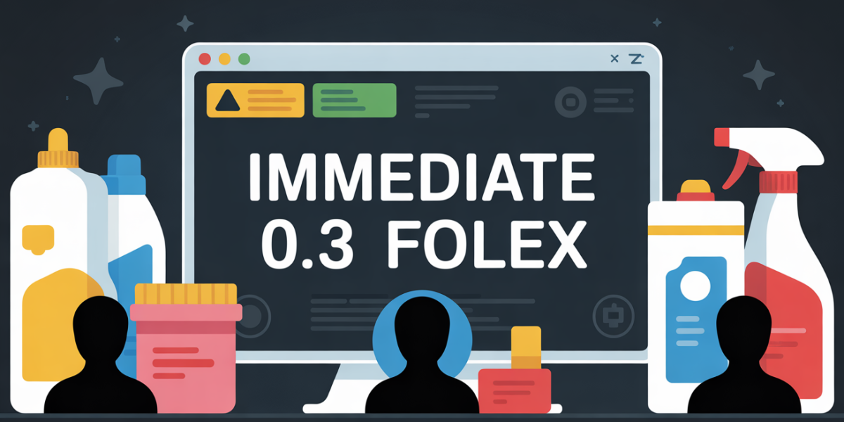 Immediate 0.3 Folex conseils securite arnaque