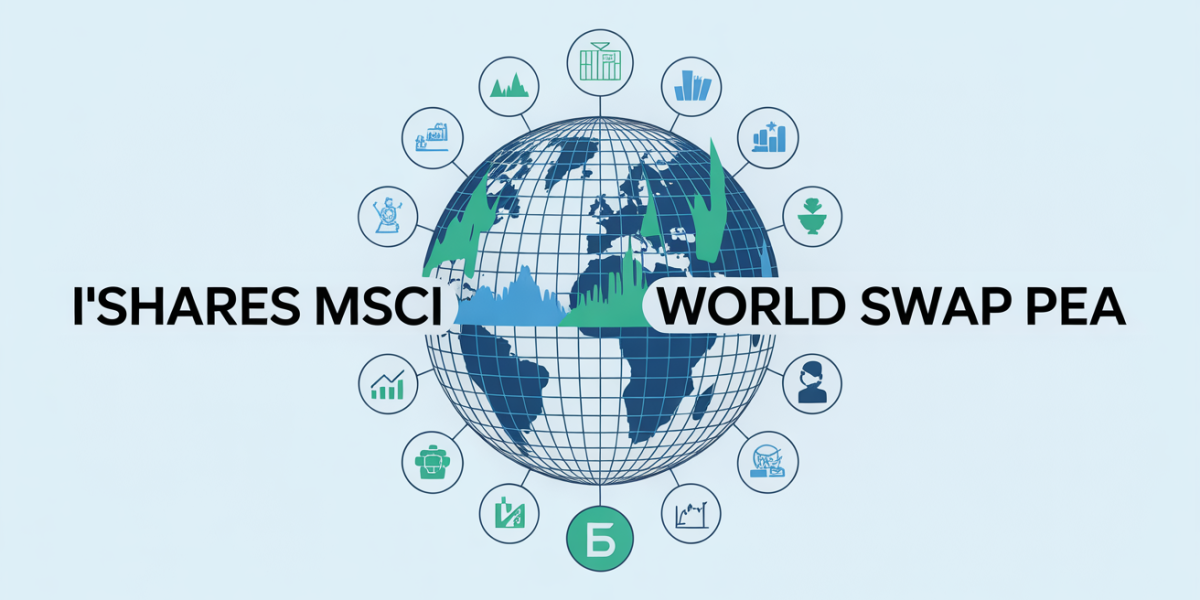iShares MSCI World Swap PEA illustration globe finance