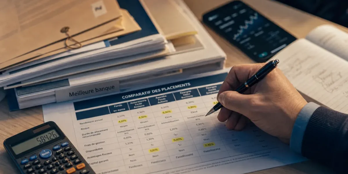Meilleur banque pour placer son argent en 2026 : rendement, sécurité et frais