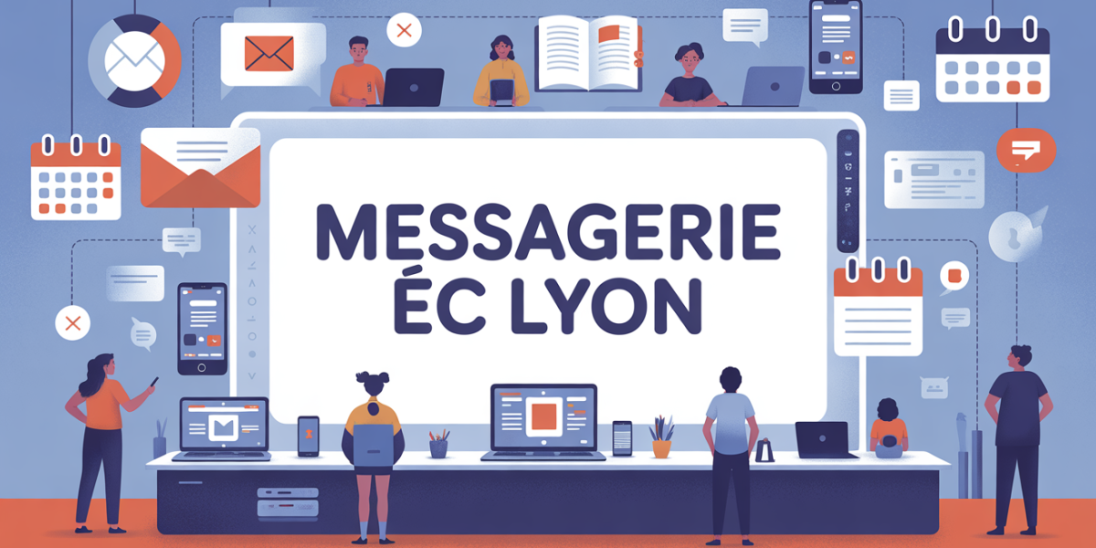 Illustration plateforme Messagerie EC Lyon