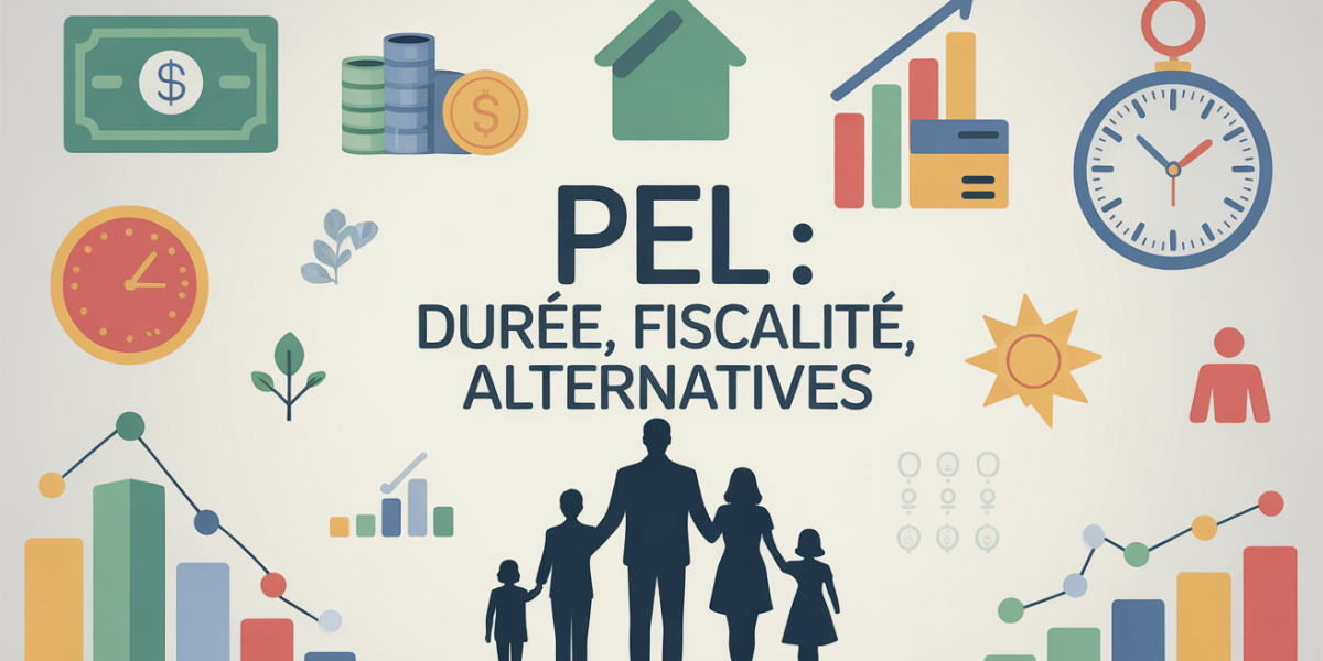 Tableau stylise sur PEL duree fiscalite alternatives