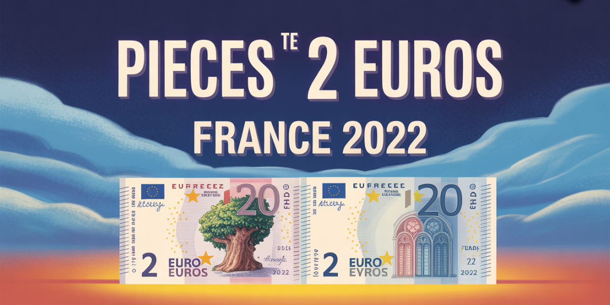 Pile pieces 2 euros France 2022 principaux motifs
