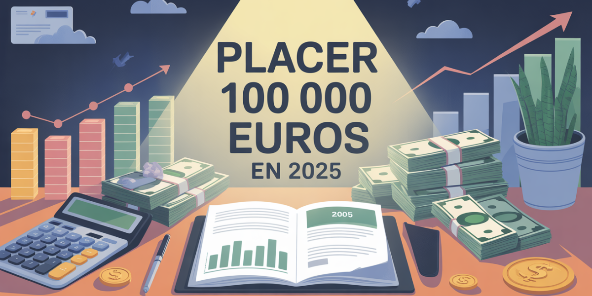 bureau calculatrice 100 000 euros graphique financier