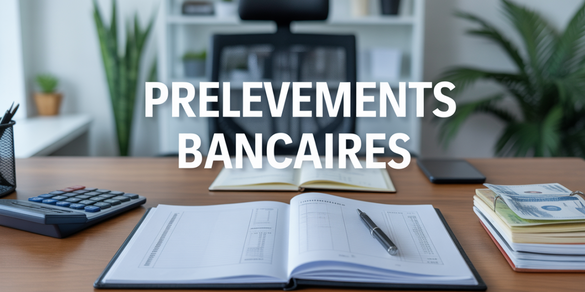 bureau moderne dossier bancaire prelevements bancaires