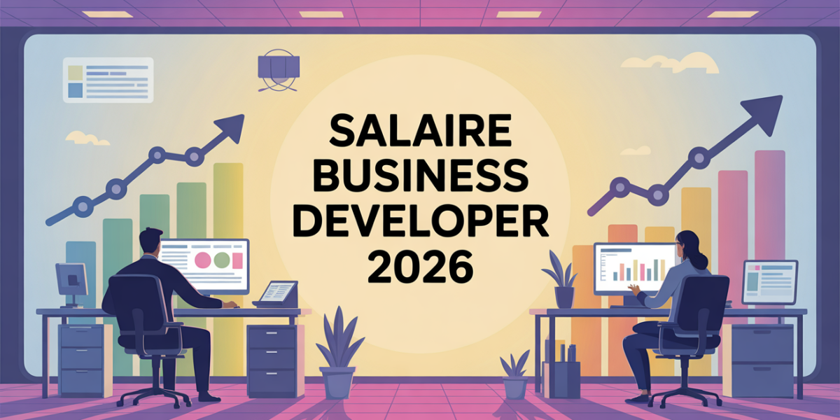 Infographie salle de réunion Salaire Business Developer 2026