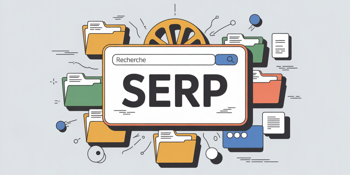 illustration SERP moteur de recherche