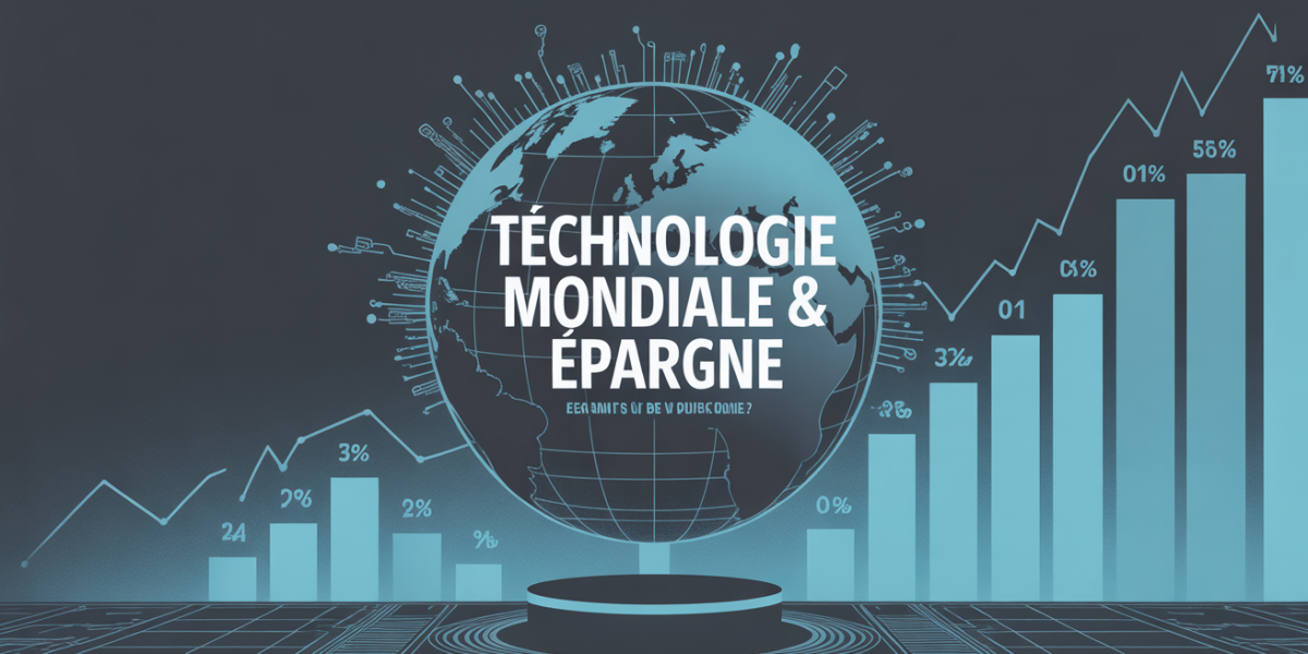 Globe digital circuits bourse technologie mondiale epargne