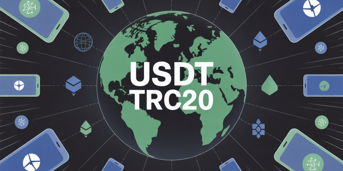 Globe blockchain USDT TRC20 smartphone